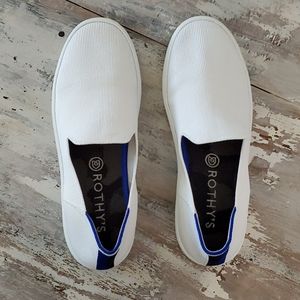 Rothys Bright White Slip On Sneakers Size 7